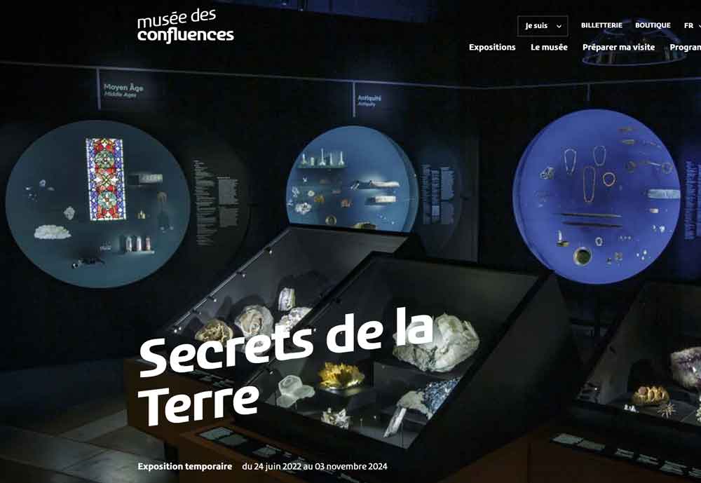 Exposition au Musée des Confluences de Lyon